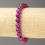 Náramek z turmalínu (umělý akryl), průměr 8 mm, délka 18 cm, hladká kulička na gumičce