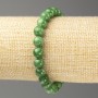 Náramek z chrysoprasu (umělý akryl), průměr 8 mm +-, délka 18 cm +-, hladká kulička na gumičce