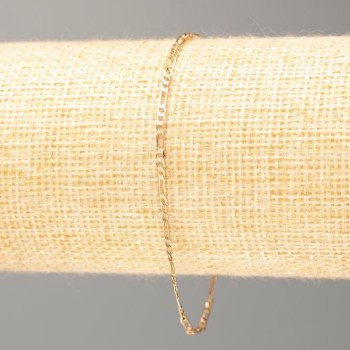Náramek Xuping s pozlacením 18K, délka 19 cm, tloušťka 2 mm+