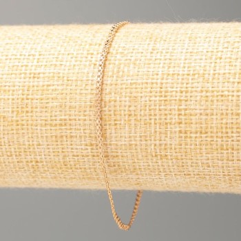 Náramek Xuping s pozlacením 18K, délka 19 cm, tloušťka 2 mm +