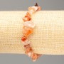Náramek z karneolu – drobné kousky, průměr 9×4 mm, obvod cca 18 cm, na elastické šňůrce.