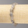Náramek z labradoritu – galetové korálky, průměr 10–12 mm ±, na gumičce, délka 18 cm+