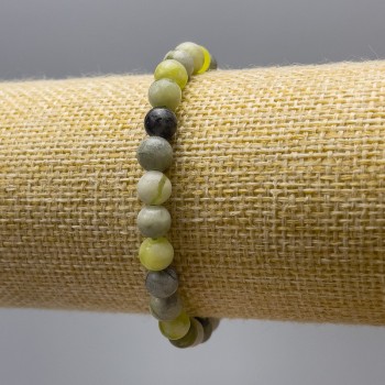 Náramek Ofit z umělého akrylu, hladká kulička, průměr 6,5 mm, délka 18 cm (strečový)