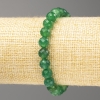 Náramek z přírodního chrysoprasu – granované kuličky, průměr 8 mm, délka 18 cm (elastický)