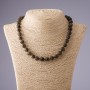 Náhrdelník z labradoritu, hladké kuličky, průměr 10 mm, délka 48 cm