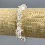 Náramek z horského křišťálu – drobné fragmenty, průměr 6–8 mm, délka 18 cm