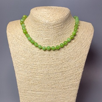 Náhrdelník z onyxu – hladká kulička 8,5 mm