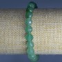 Náramek z nefritu, přírodní kámen, broušené kuličky 8 mm, délka 18 cm (elastický)