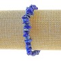 Náramek z lazuritu, fragmenty kamene, průměr 7×2 mm, délka 18 cm (elastický)