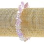 Náramek z ametystu, drobné úlomky kamene, průměr 9×4 mm, délka 18 cm (elastický)