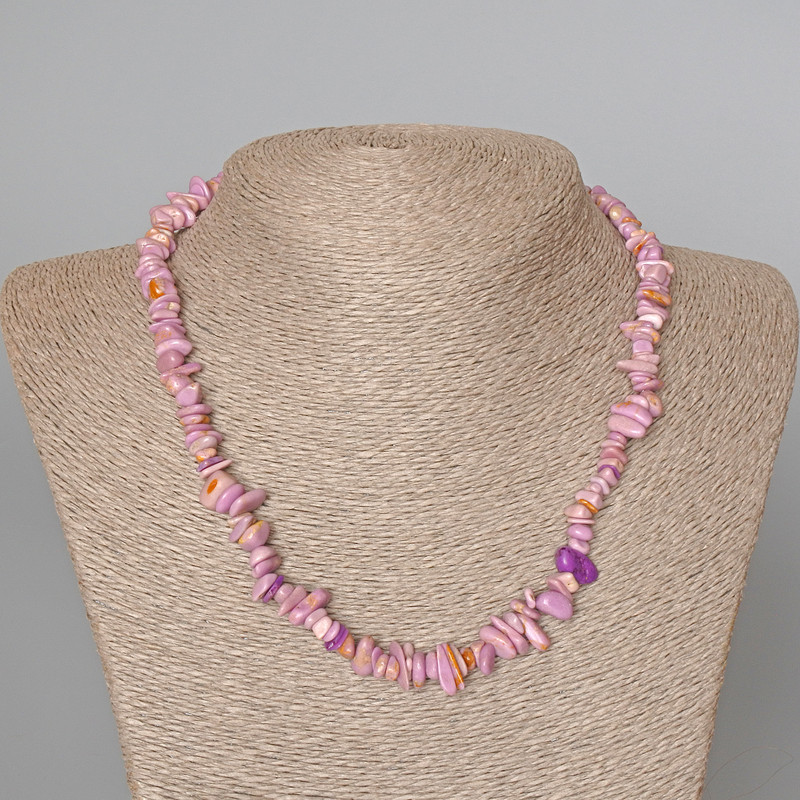 Náhrdelník z fosfosideritu (umělý) drobné fragmenty 9×3 mm, délka 47 cm