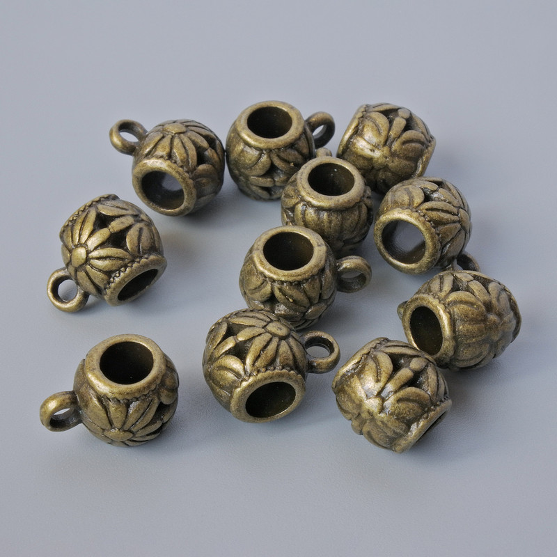 Bronzový bail držák pro šperky