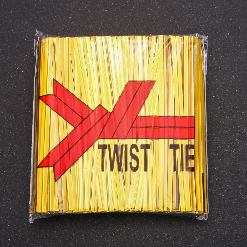 Fixátor pro bižuterii 10 cm 800 ks / balení zlaté barvy