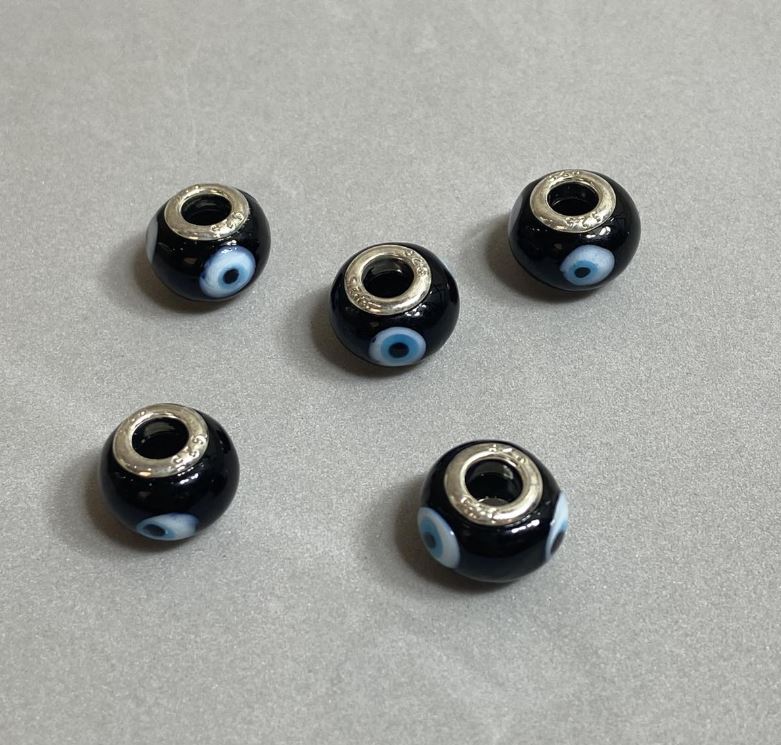 Korálek Pandora plastový, průměr 14×10 mm, díra 4,5 mm, balení 6 ks