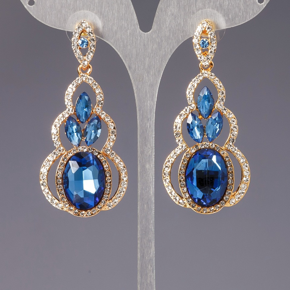 Náušnice se krystaly «lustry» «šandeliéry» «Linda»