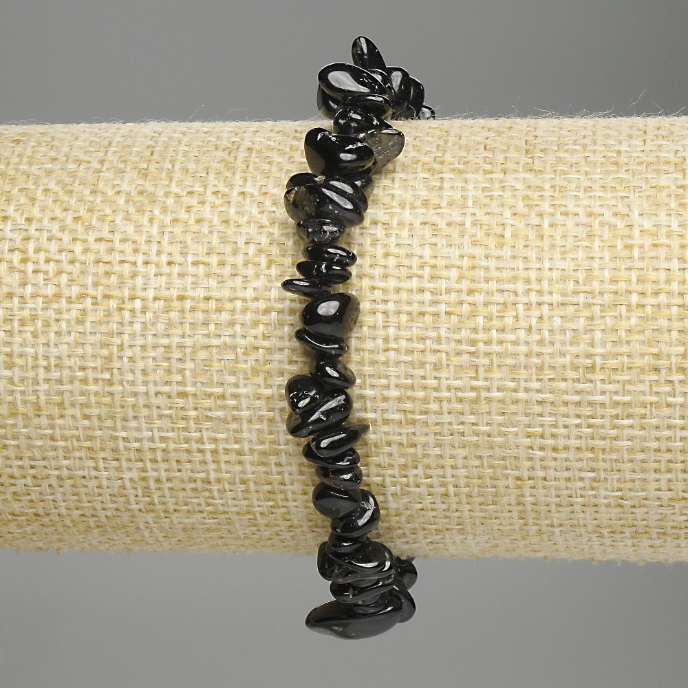 Náramek z achátu, zrníčko, průměr 6–10×2–3 mm, délka 18 cm, elastický