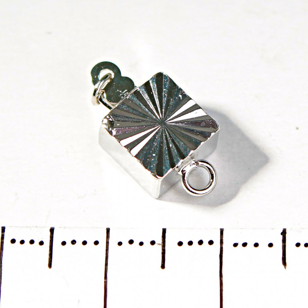 (18 mm) Čtvercový zámek na náramky s pojistkou