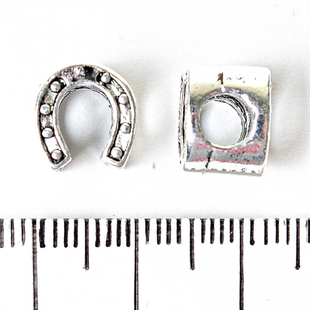 Pandora korálek Podkova 9×10 mm, průměr 5 mm, fas. 20 g ± 9 ks