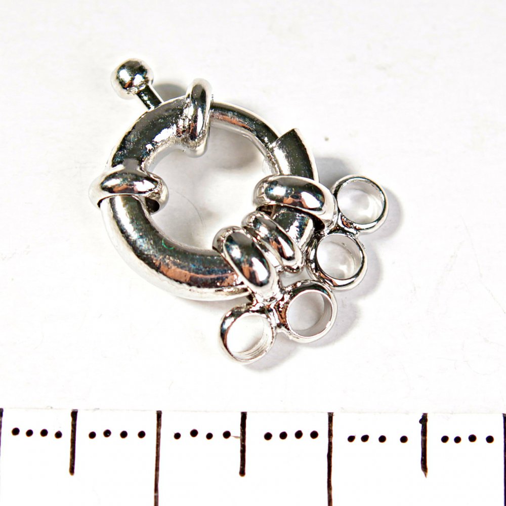 Zámek pro korálky a náramky – donutový uzávěr na 2 niti