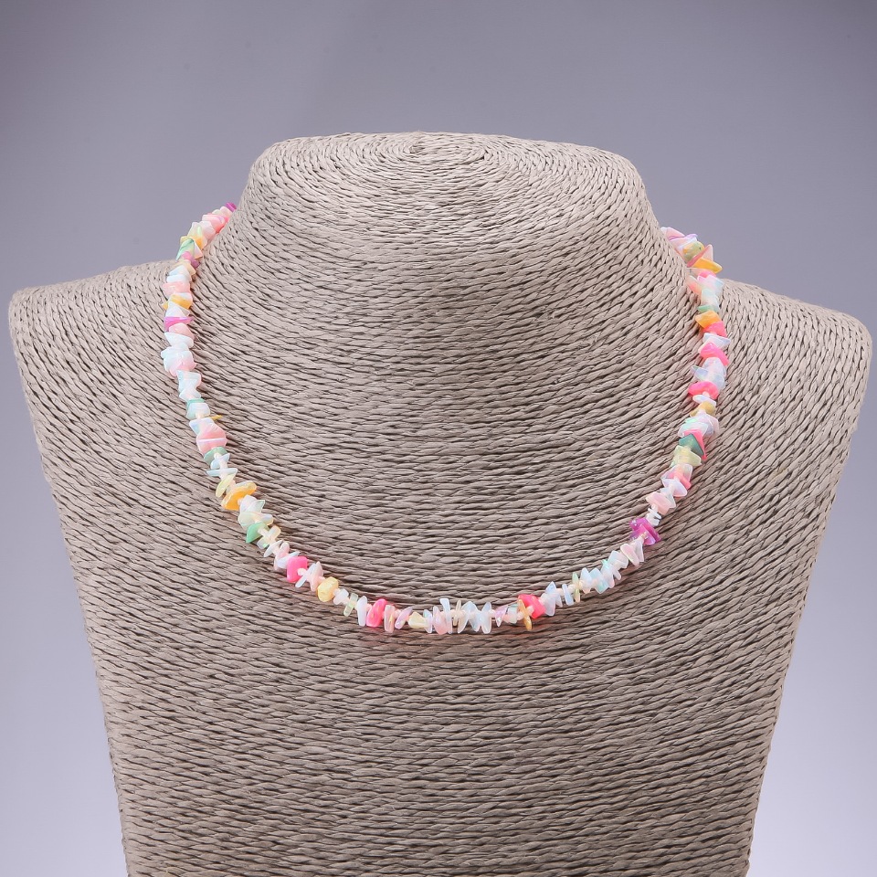 Намисто Опал "крихта", діаметр 6мм, довжина 45см