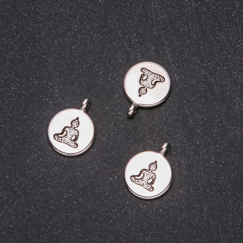 Фурнітура підвіска Будда 15х19мм фасування 20грам + -11шт