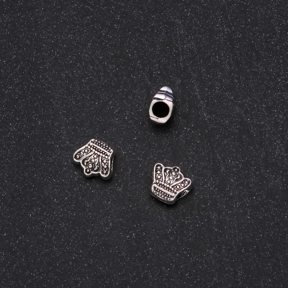 Korálka Pandora Koruna 10×12 mm, průměr otvoru 4 mm, balení 11 ks +