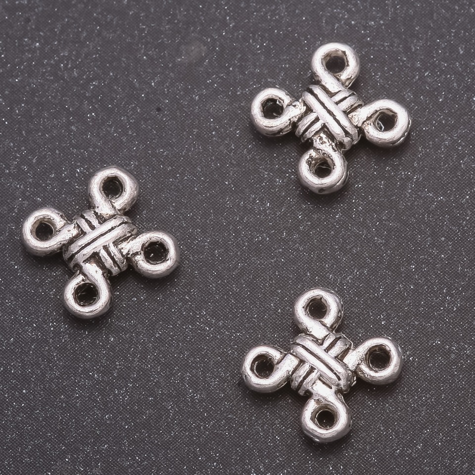 Konektor bižuterní, průměr 10×12 mm, balení 20 g ± 28 ks