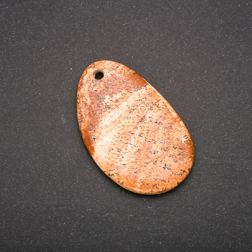 Přívěšek z krajinného jaspisu 34×53 (±) mm