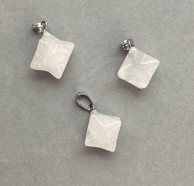Přívěsek Merkaba z horského křišťálu 10×10 mm