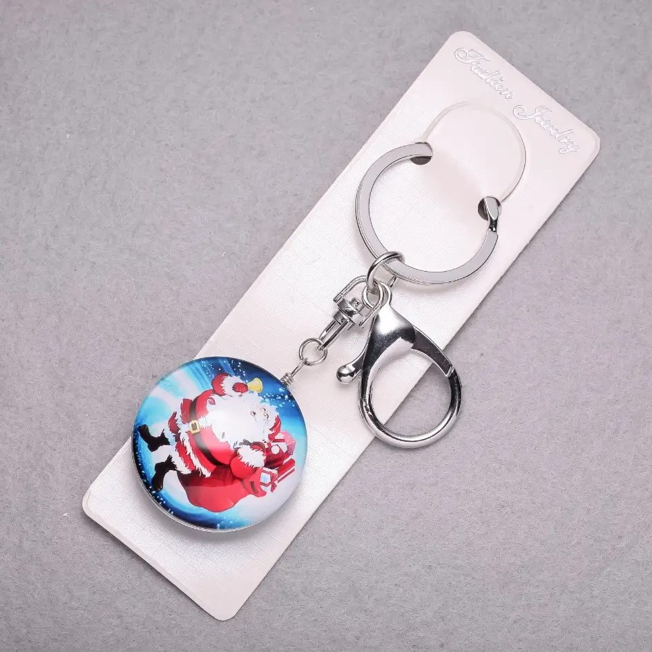 Přívěšek k Novému roku – Děda Mráz s pytlem dárků, 10 cm