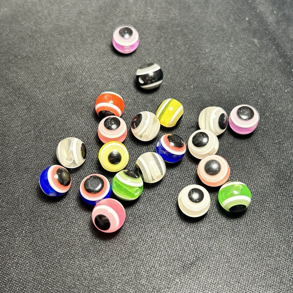 Korálky mix, Ø 10 mm, balení 50 ks, 30 g