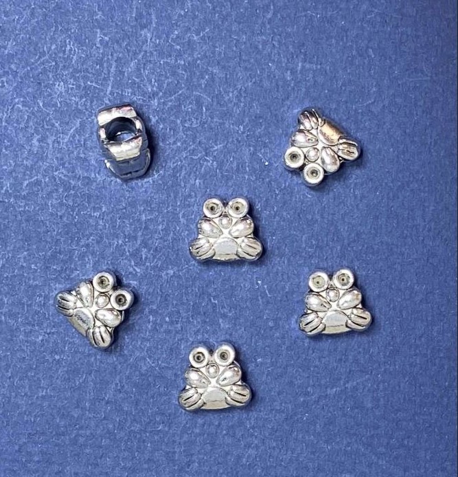 Pandora korálek 'Křít' 12×10, průchod dírky 5 mm, balení 20 g, ±9 ks