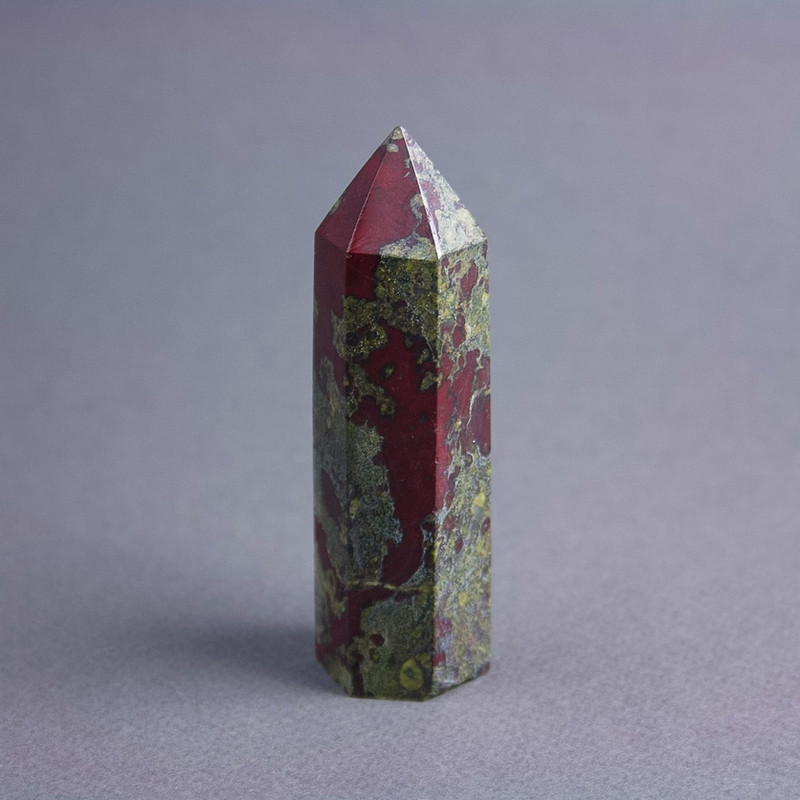 Сувенірний олівець натуральний Яшма Кров дракона (ціна за 100 г. ) вага від 100 г