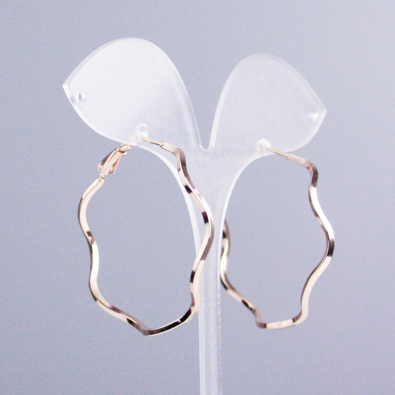 Náušnice Xuping kruhy pozlacené 18K