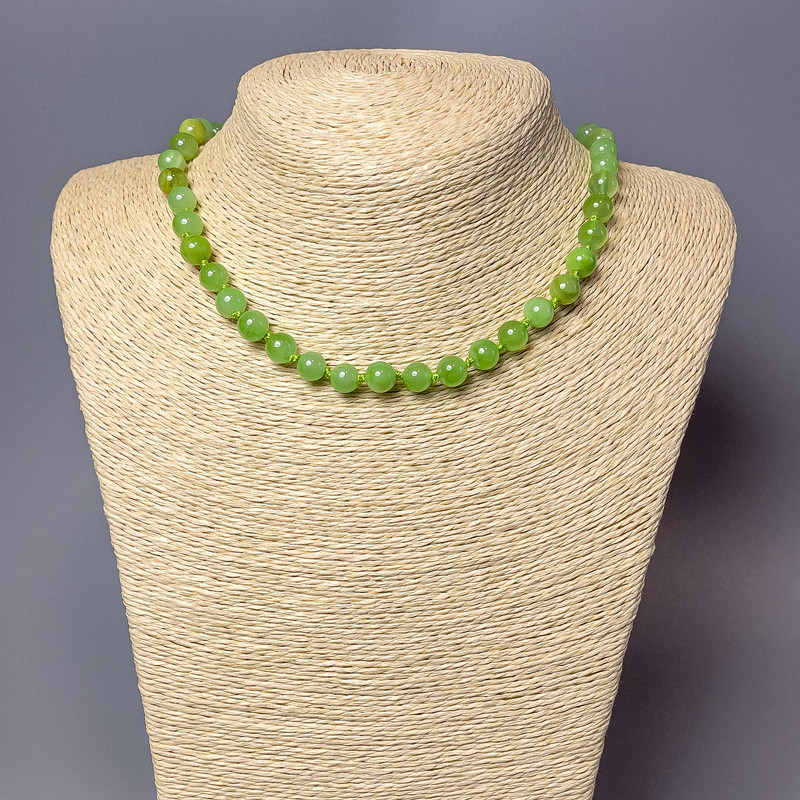 Náhrdelník z onyxu – hladká kulička 8,5 mm