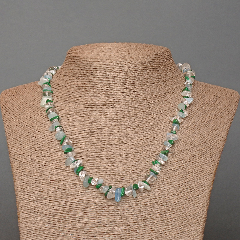 Náhrdelník 'Směs' z přírodních kamenů